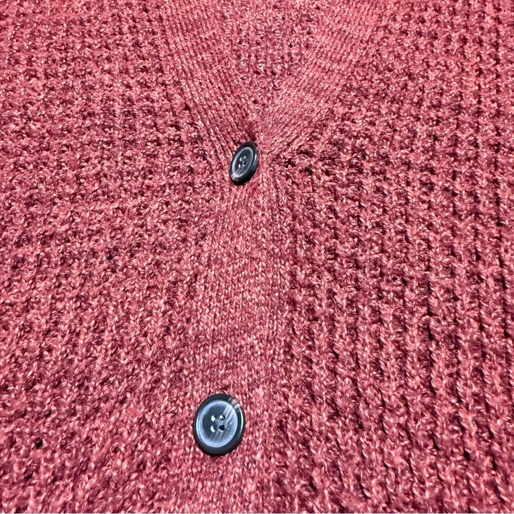 American Eagle Outfitters| Oversized Button Up Cardigan in Rust | Sz S
